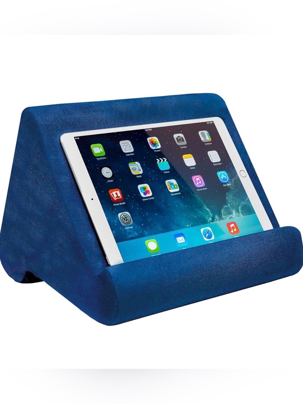 Universal Tablet Pillow Stand - Blue